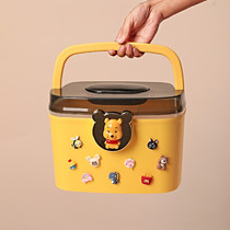 Home medicine box plastic cute portable large-capacity multi-layer classification emergency medicine box health storage box storage box