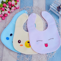 Baby cotton saliva towel waterproof buckle boy boy girl bib newborn baby child anti-spit milk bib winter