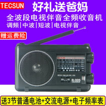 Tecsun R-305P radio R305 Full band portable FM medium wave TV companion for the elderly
