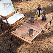 TNR small zebra IGT outdoor camping multifunctional camping table simple folding portable frame barbecue action kitchen