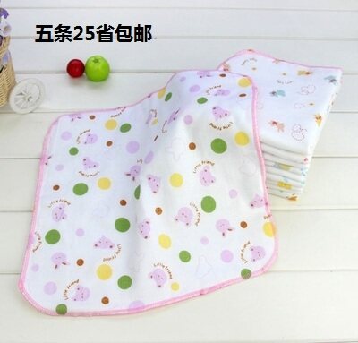 Special four-layer gauze square towel soft comfortable high-density printed gauze water towel five