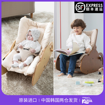 Korean childrens rocking chair baby creative rocking horse home coaxing baby sleeping artifact recliner comfort chair newborn Shaker