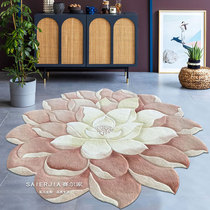New Chinese Buddhist Hall Zen Zen Dance Lotus lotus flower worship front carpet living room sitting bedroom dining table round carpet