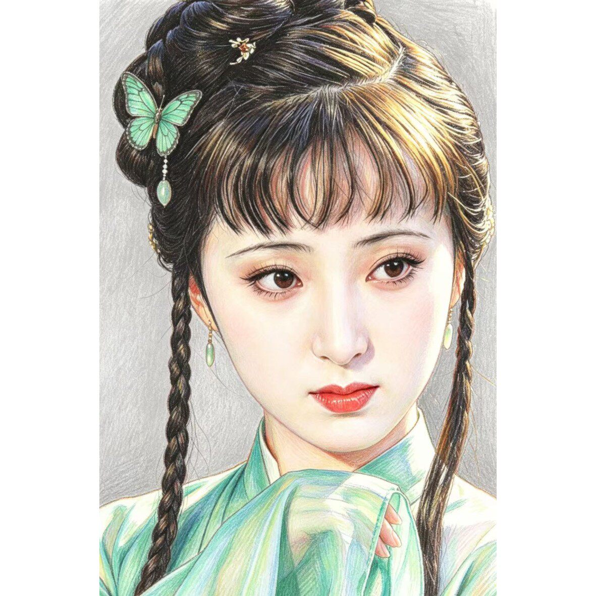 中国古美術・仕女図三尺画芯・純手描き・工筆・彩色画・仇英印款・書道・宣紙・带水印 古代仕女画-古代仕女画促销价格、古代仕女画品牌- 淘宝