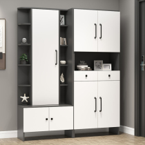 Custom simple modern hall cabinet porch decoration partition cabinet Nordic shoe cabinet coat cabinet large capacity space saving