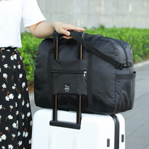 Travel bag large capacity female short-distance lever portable travel storage bag male travel luggage shoulder shoulder bag