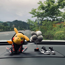 Car Pendulum creative personality AJ Handheld car decorated with car paparazzi tennis red sneakers Soundtrack Interior Ornaments