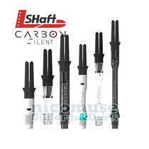 L-Style L-Shaft Carbon SILENT Carbon Rotating Dart Rod 3 Groups with Champagne Ring