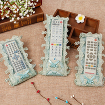 European fabric TV set-top box remote control cover air conditioning TV cat magic box protective cover cute lace dust cover