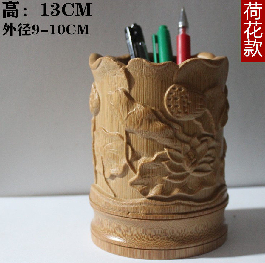 竹 ☆ 竹木 唐竹彫送別図筆筒 ☆ 【宇】唐物 唐木 竹節彫刻