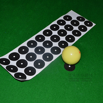  Billiard stickers Black 8 eight cue ball positioning stickers White ball kick-off tee point Black dot positioning stickers Repair Tennitai