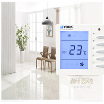 New YORK YORK thermostat central air conditioning three-speed switch fan coil panel temperature controller