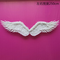 Feather wings net red wall punch in shaking sound wall decoration Activity set COS props Milk tea shop gym room decoration