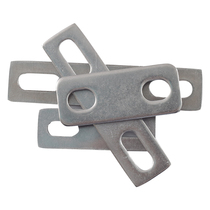 304 stainless steel U-card baffle Pipe card baffle square gasket pipe clamp U-screw bolt baffle fixed