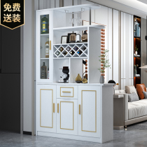  Entrance wine cabinet shoe cabinet integrated wall-to-door living room double-sided partition cabinet modern simple screen decoration hall cabinet