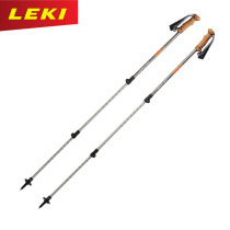 (LEKI new) outdoor mountaineering exterior lock telescopic adjustable folding Legesy light shock absorber hiking stick