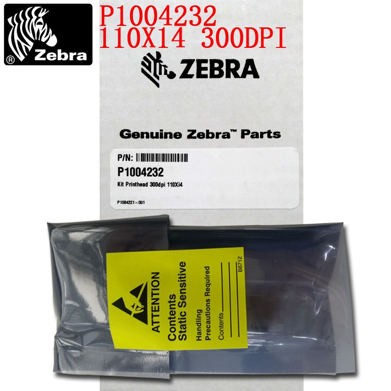 The new Zebra Zebra 110XI4 300dpi barcode printhead P1004232 pin hoe is suitable