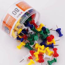 Kindergarten creative pushpins multicolor mixed color staples I-shaped nails Cork nails 80 bags