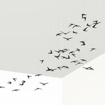 Creative ceiling hanging jewelry bird milk tea shop room ceiling decoration 3d resin swallow hanging decoration