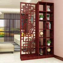 Entry door entrance partition cabinet screen hollow living room decoration wine cabinet simple modern small apartment new Chinese style