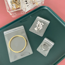 Wanhong transparent bracelet earrings pvc jewelry bag anti-oxidation trinkets finishing EVA sealed bag silicone odorless