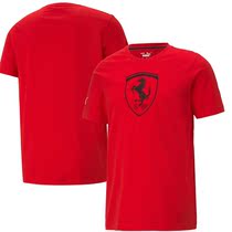 2021 Racing F1-Ferrari Big Shield Fashion Short Sleeve Shirt PM 