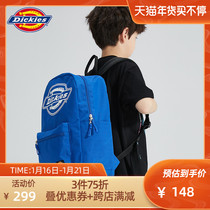 dickies childrens clothing men and women in the tide children 2021 New logo printing anti-splashing students large capacity backpack