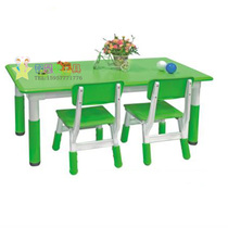 Kindergarten early education desks and chairs lifting table plastic environmental protection rectangular table childrens writing table home learning table