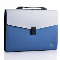 Guangbo A4 metal color portable organ bag briefcase document bag Office school supplies bill storage