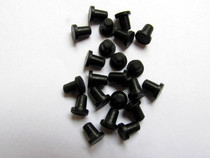 Cartridge accessories solid plug small rubber plug sealing plug air plug silicone black cartridge hole blockage