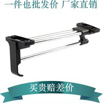 Wardrobe hanger rod Hanger Telescopic pull basket Hardware Wardrobe cabinet Underwear hat rack Accessories shelf