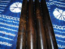 Gall tumor scar Boutique sandalwood stick Purple sandalwood martial arts fitness ebony short stick Car self-defense wand Large rolling pin