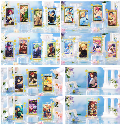 taobao agent Genuine spot ES idol fantasy sacrifice Bari and Hua Duyan rotating acrylic double -sided rotation card