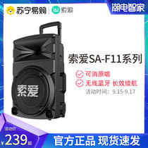 Sony Ai F11 outdoor 12-inch high volume square dance sound lever mobile portable bass performance dedicated