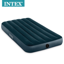 Original INTEX luxury line pull flocking single inflatable mattress double air cushion bed camping thickened