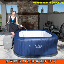 Inflatable hot tub massage home swimming pool spa surfing adult folding couple bath hot spring pool