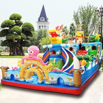 New Plaza Childrens Qi Tian Sheng inflatable air Castle slide trampoline jumping castle toys