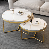 100 million home round marble tea table with modern minimalist living-room home round marble tea table with 100 million daite board tea table-style light lavish minimalist living-room home round marble tea table