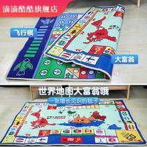 Classic Flying Chess New Monopoly Carpet Childrens Luxury Adult Edition Game Flag Adult Super Big Board Games Puzzle