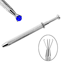 New Ubilical ring Punching Plug Lip Nail Piercing Steel Ball Tongue Piercing Plug Tool for Scratch Pearl Tool