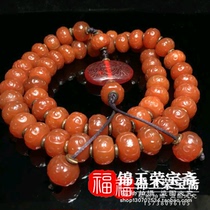 Old collection antique antique old beads with beads agate chalcedony ball beads bead pendant accessories necklace pendant