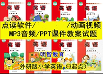 External Research Edition Primary School 3 3 4 4 5 6 6 6th grade English up and down Book Point Read software Audio Animation