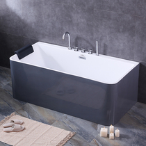 Acrylic bathtub surf massage one seamless thin edge Household small apartment 1 1 m-1 8 m constant temperature bath