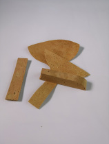 Japanese straight table tennis racket cork handle block front and back Cork chips single cypress imported natural