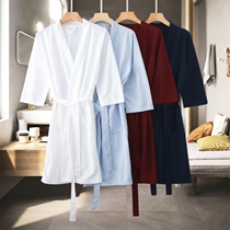 Autumn and winter girls bathrobe bath towel long one-piece absorbent summer loose robe regular boys soft