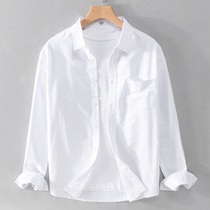 Clear pick up Oxford spinning cotton shirt business leisure spring and autumn men half-sleeved shirt white long-sleeved shirt