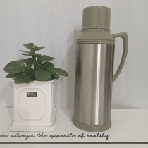 New home household stainless steel insulation pot Ordinary office large capacity warming pot Glass liner thermos tea bottle