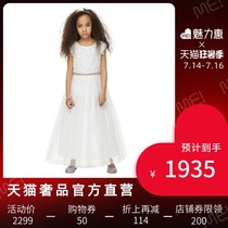 David Charles British CUHK Virgin girl fashion temperament Fashion catwalk dresses Performance clothes Childrens clothing