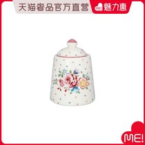 GREENGATE Danish brand ceramic sugar jar with lid sealed jar New Year gift