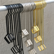 Clothing store adhesive hook S-hook thick gold adhesive hook Diamond hook S-hook personalized clothes hanger hang version adhesive hook S hook